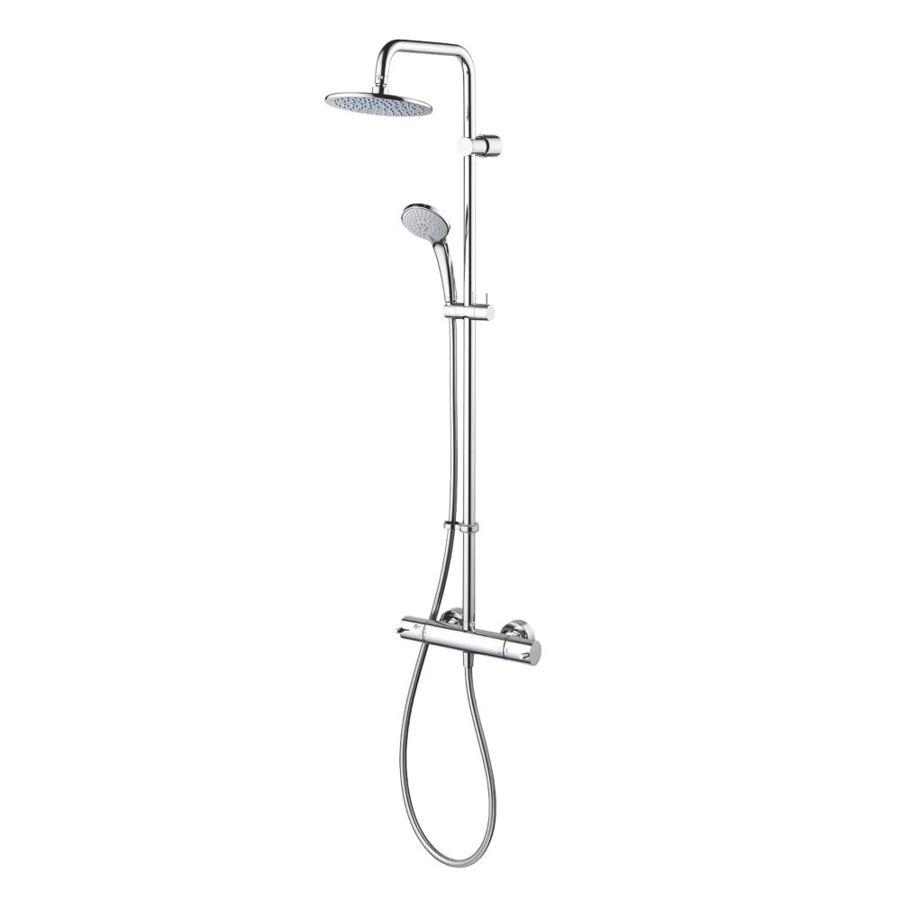 Ideal Standard Ceratherm HP/Combi Flexible Exposed Chrome Thermostatic Dual Shower Mixer