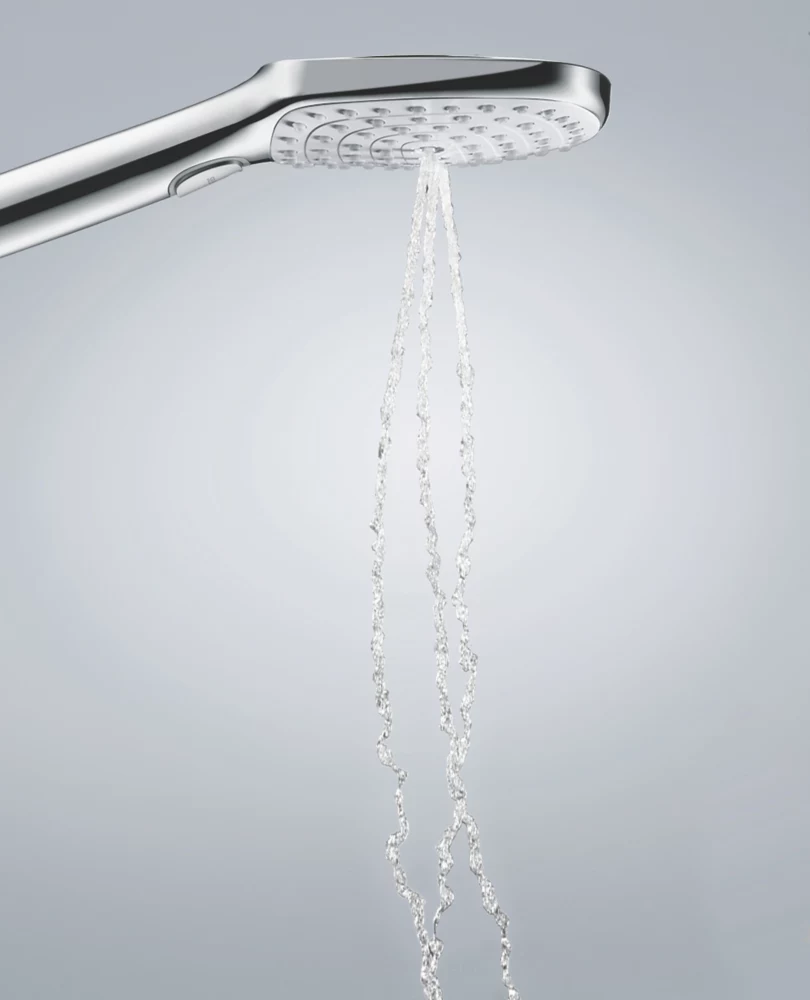 Hansgrohe Raindance Select E EcoSmart Shower Handset Chrome 122 X 168mm - Image 4