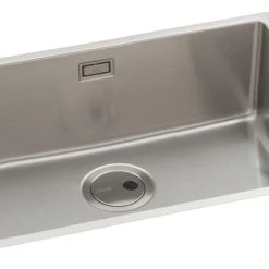 Abode Matrix 1 Bowl Stainless Steel Undermount & Inset Kitchen Sink 750 X 440mm