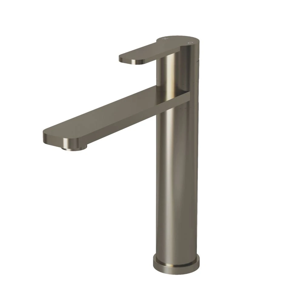 ETAL Servan Single Lever Kitchen Mixer Tap Brushed Steel