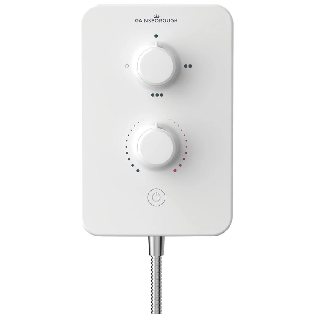 Gainsborough Slim Duo White 9.5kW Electric Shower - Image 2