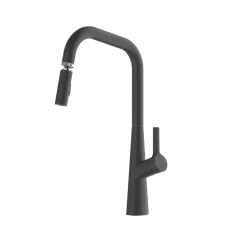 Swirl Berne Mixer Tap Matt Black