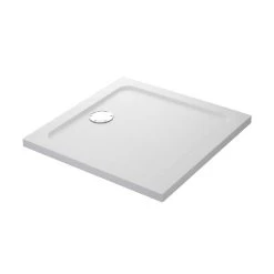 Mira Flight Safe Square Shower Tray White 800 X 800 X 40mm
