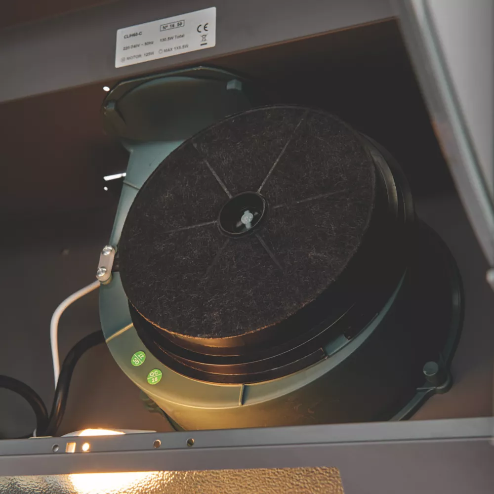 Essentials CLIHS60 Integrated Cooker Hood 600mm Grey - Image 4