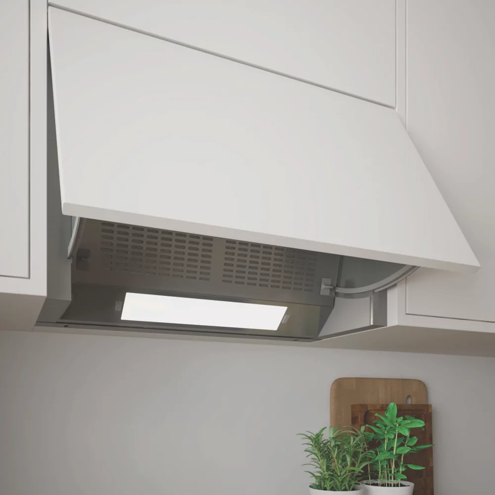 Essentials CLIHS60 Integrated Cooker Hood 600mm Grey - Image 6