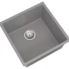 ETAL Comite 1 Bowl Granite Composite Kitchen Sink Matt Grey 440 X 440mm