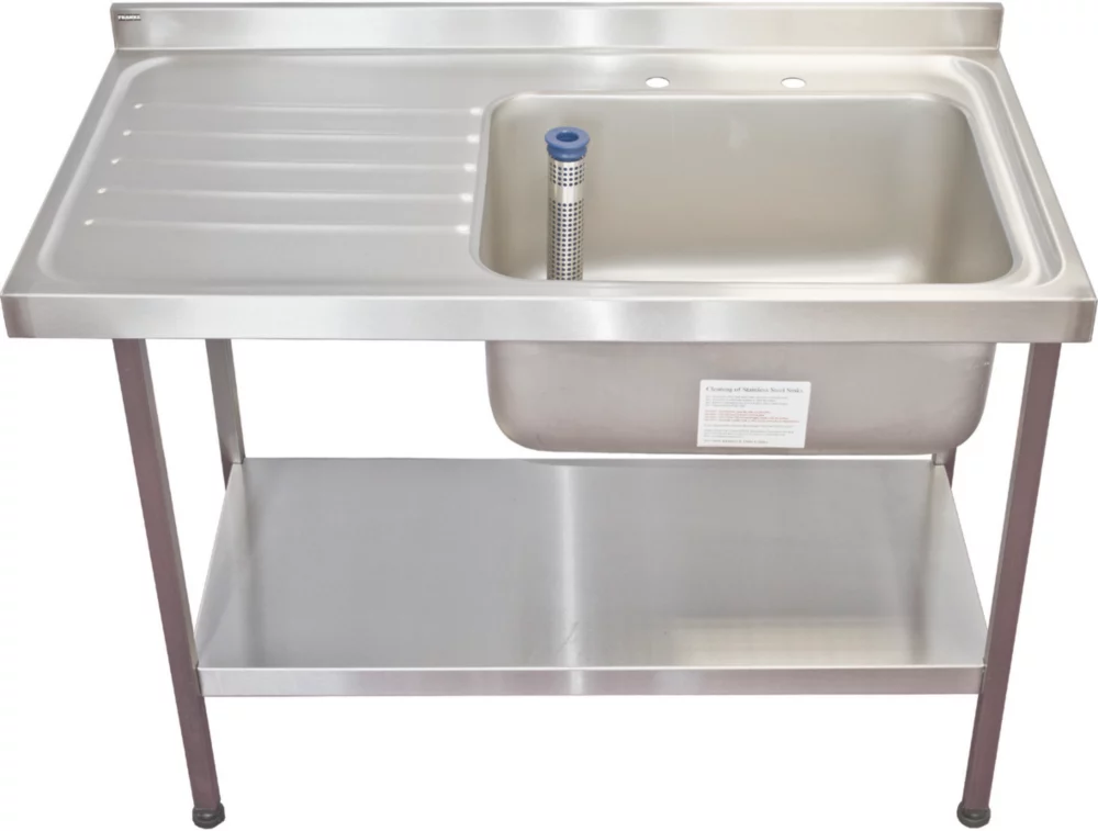Franke Midi 1 Bowl Stainless Steel Catering Sink 1200 X 650mm