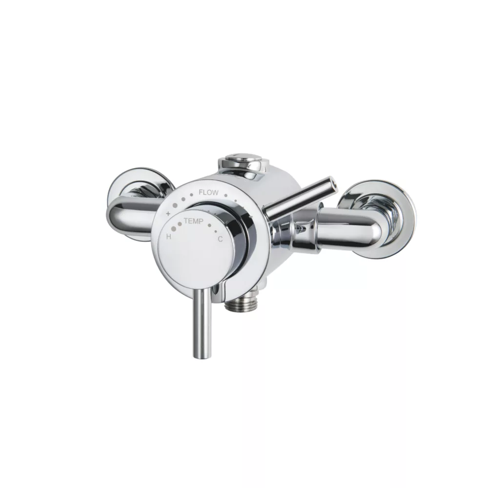 Triton Elina Exposed Mixer Shower Valve Fixed Chrome