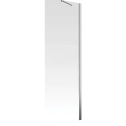 Aqualux Aquarius 6 Frameless Side Panel For Hinged Door Chrome 900mm