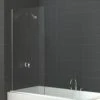 Triton Fast Fix Frameless Chrome Bathscreen 800 X 1500mm