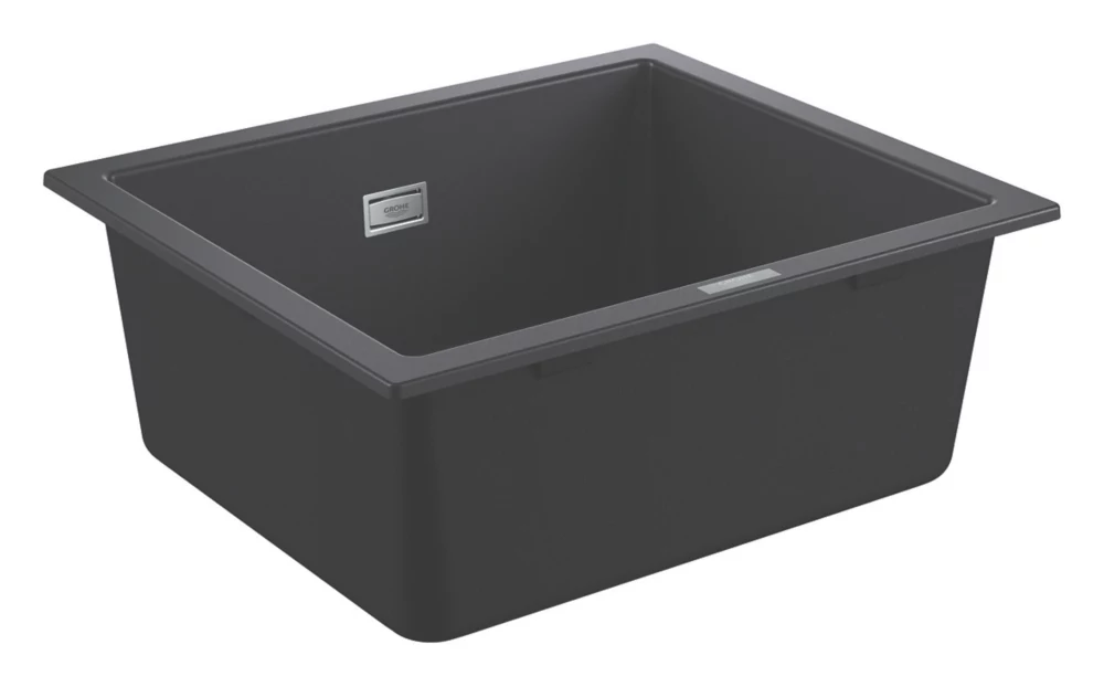 Grohe K700U 1 Bowl Granite Composite Sink Black Non-Handed 533 X 457mm