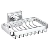 Aqualux Goodwood Glass Soap Basket Chrome