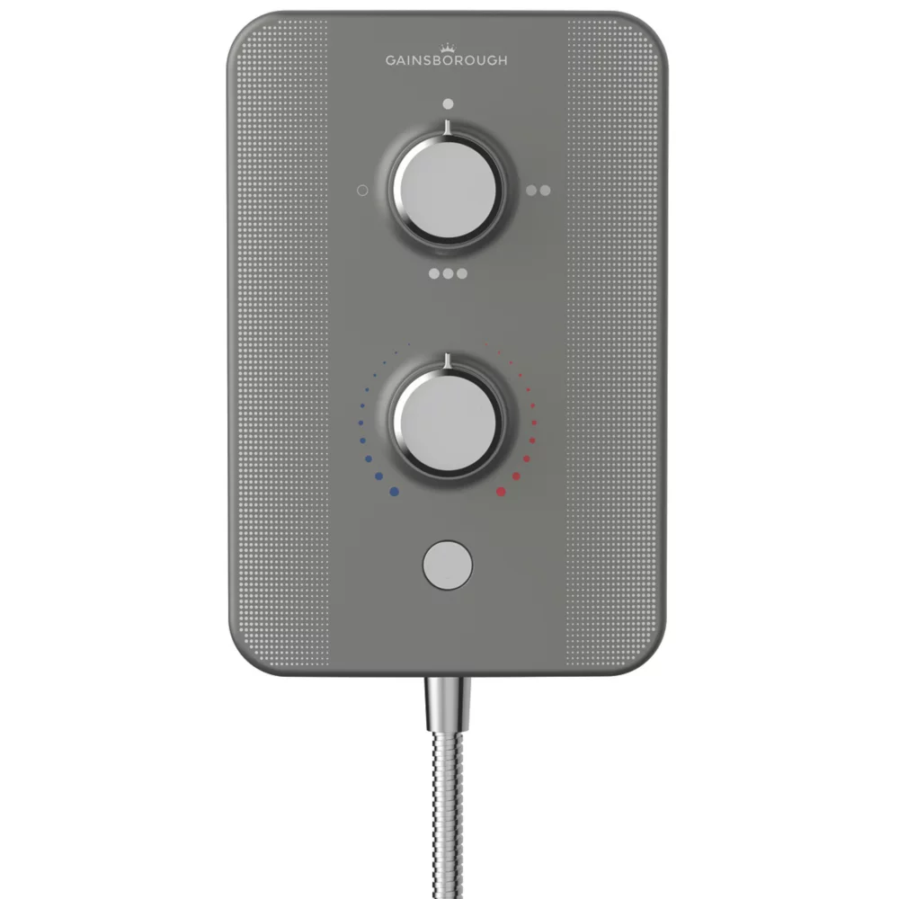 Gainsborough Slim Duo Grey 9.5kW Electric Shower - Image 2