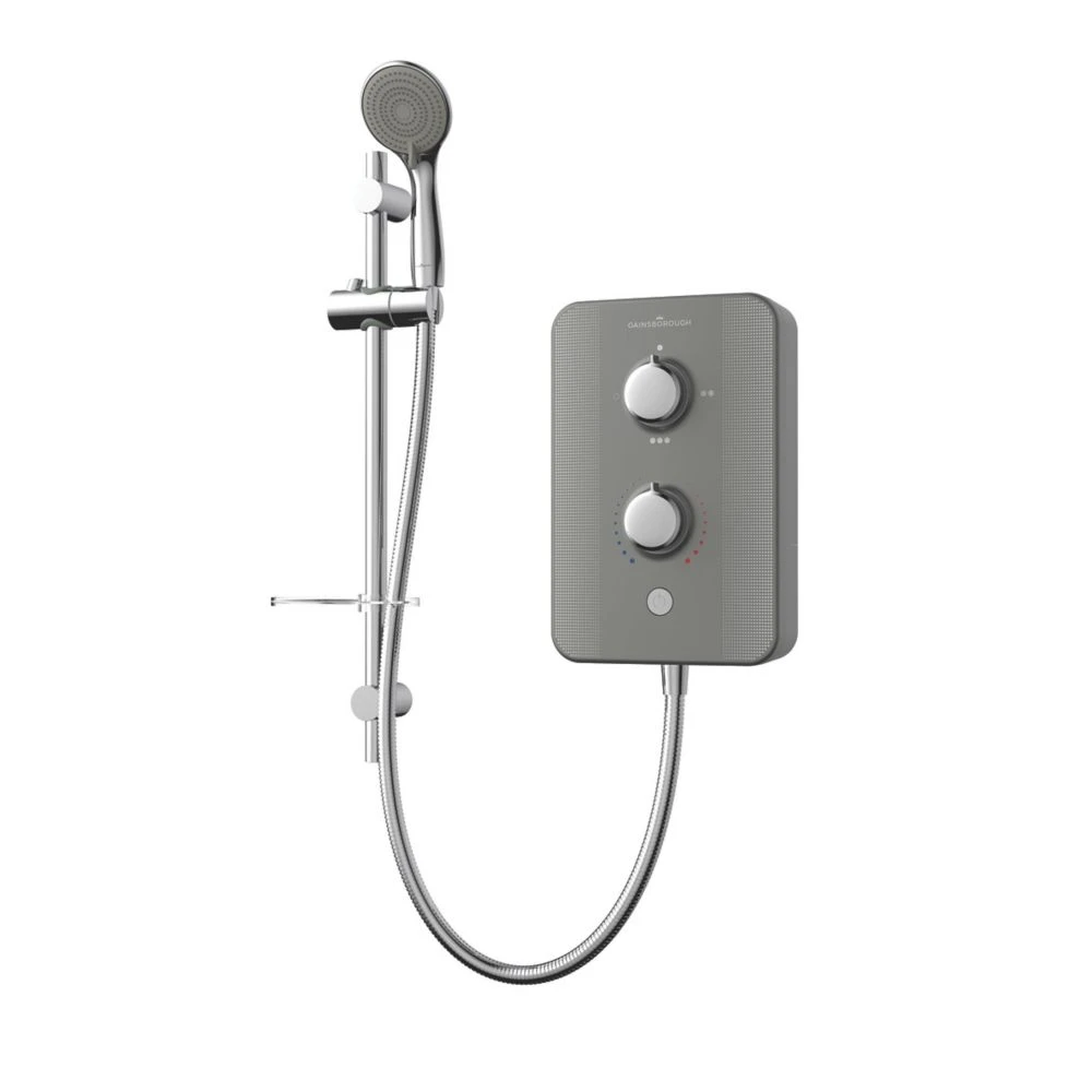 Gainsborough Slim Duo Grey 9.5kW Electric Shower