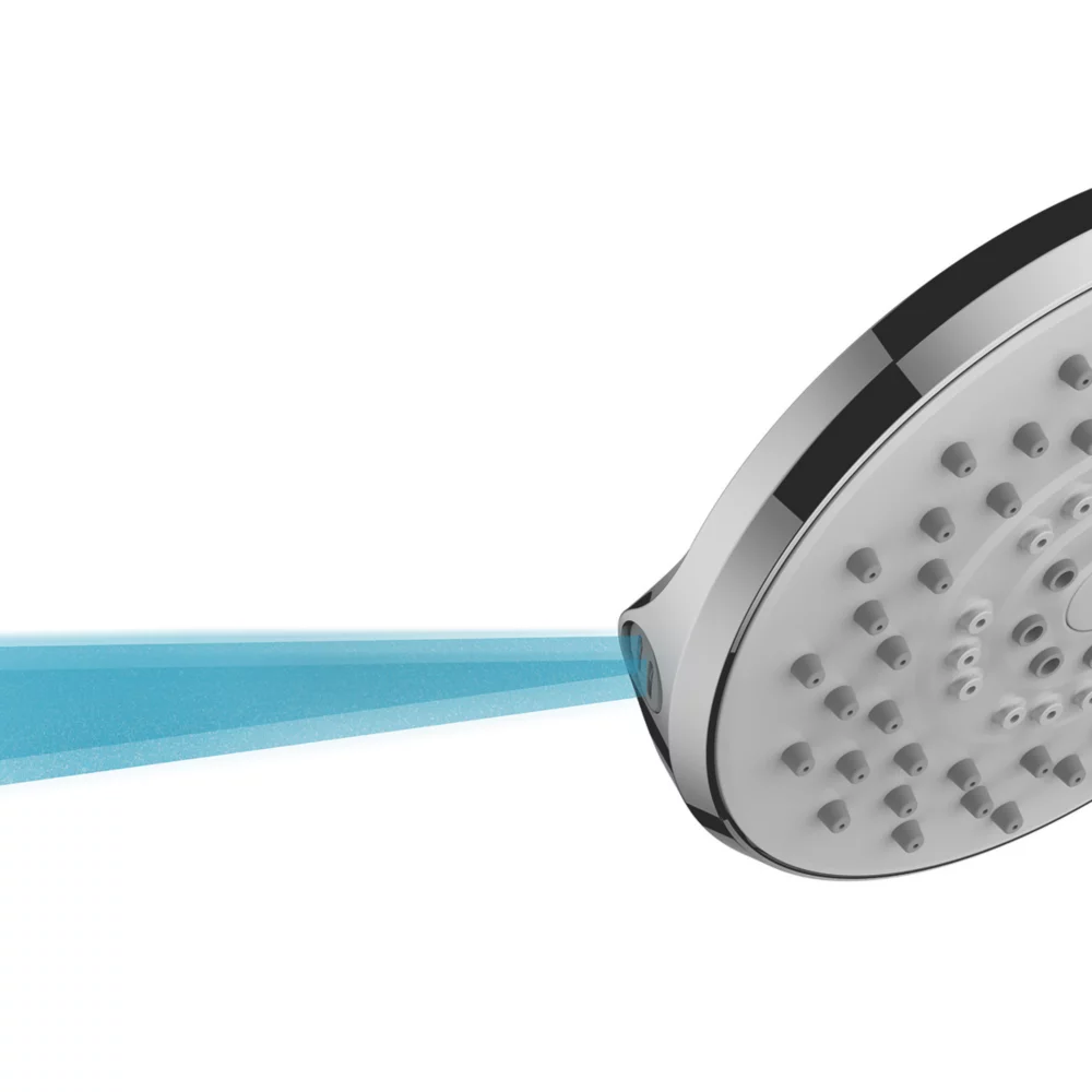 Swirl Deck-Mounted Thermostatic Bath Shower Mixer - Image 3