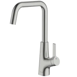 Clearwater Azia Battery-Powered Single Lever Monobloc Tap With Sensor Operation Brushed Nickel PVD