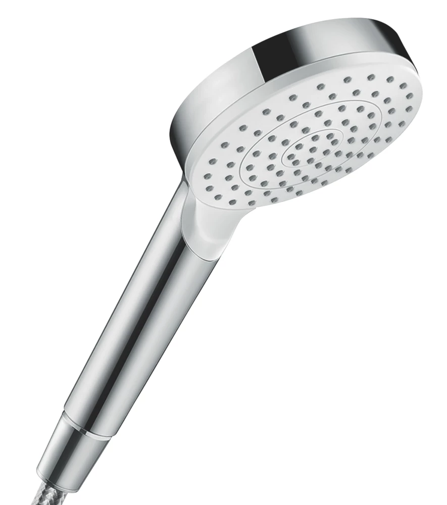 Hansgrohe Crometta 1Jet EcoSmart Shower Handset Chrome / White 100 X 160mm