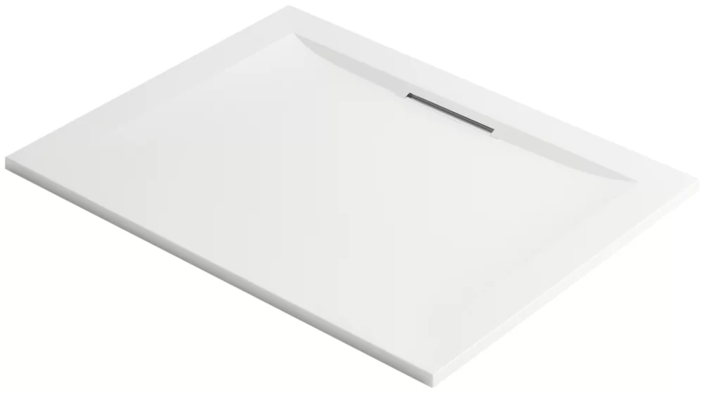 Mira Flight Level Rectangular Shower Tray White 1000 X 800 X 25mm