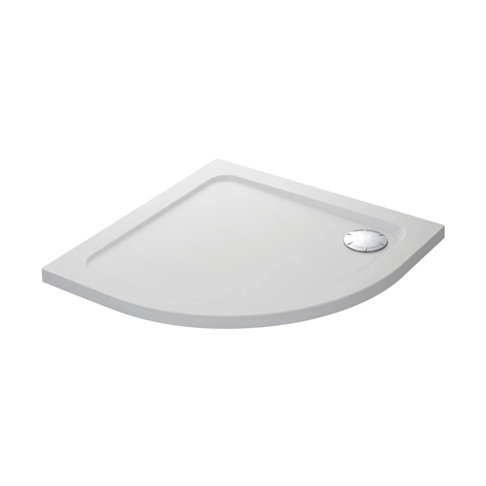 Mira Flight Safe Quadrant Shower Tray White 900 X 900 X 40mm