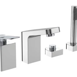 Bristan Alp Deck-Mounted 4-Hole Bath Shower Mixer Tap