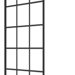 Triton Neo Framed Grid Showerwall Black 900 X 2000mm