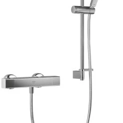 Mira Honesty EV Rear-Fed Exposed Chrome Thermostatic Mixer Shower