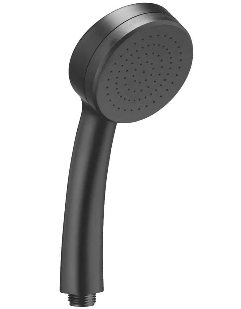 Croydex AM301041SF Shower Handset Matt Black 90 X 210mm