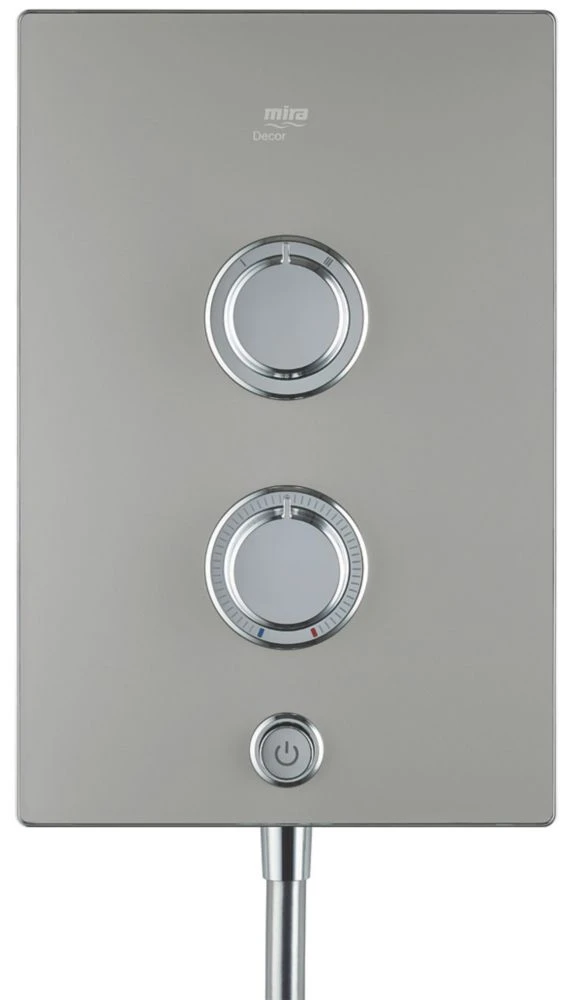 Mira Decor Warm Silver 8.5kW Manual Electric Shower - Image 2