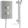 Mira Decor Warm Silver 8.5kW Manual Electric Shower