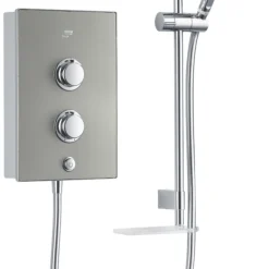 Mira Decor Warm Silver 8.5kW Manual Electric Shower