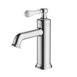 Essentials Gala Basin Mono Mixer Tap With Clicker Waste Chrome
