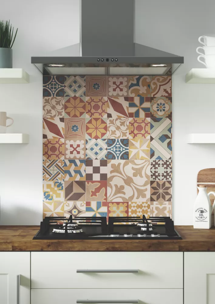 Splashwall Brown / Blue / Yellow / Red Alloy Splashback 2440 X 600 X 4mm - Image 3