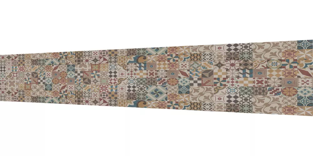 Splashwall Brown / Blue / Yellow / Red Alloy Splashback 2440 X 600 X 4mm