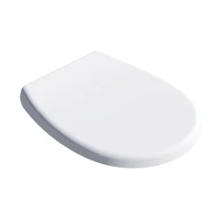 Bemis Click & Clean Silent Soft-Close With Quick-Release Toilet Seat Thermoset Plastic White
