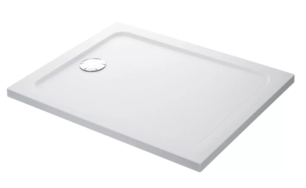 Mira Flight Safe Rectangular Shower Tray White 900 X 800 X 40mm