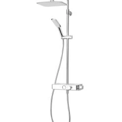 Triton HP/Combi Flexible Exposed Chrome Thermostatic Mixer Shower With Diverter