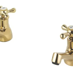 Swirl Bathroom Basin Taps Gold