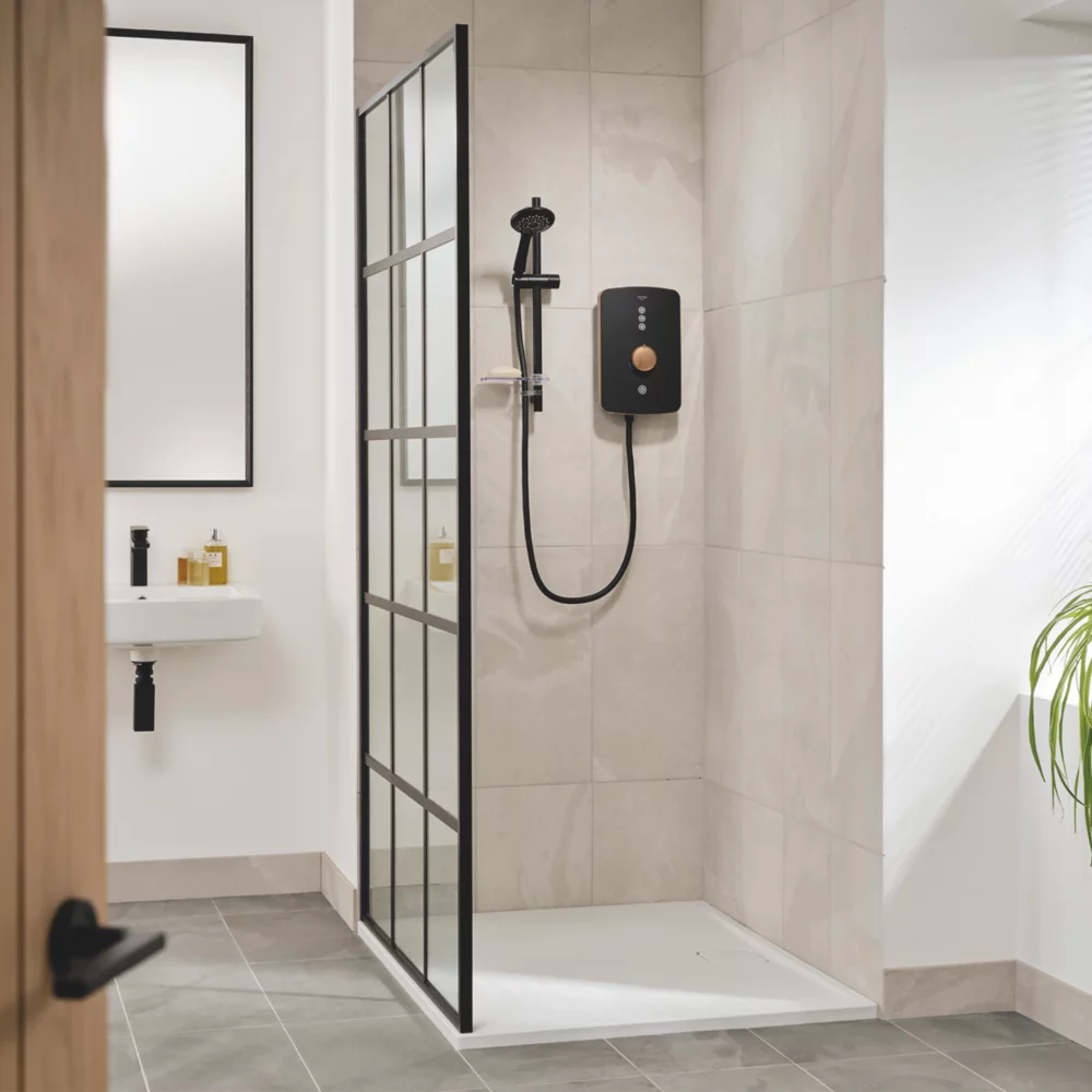Triton Amala Black With Copper Accents 8.5kW Electric Shower - Image 5