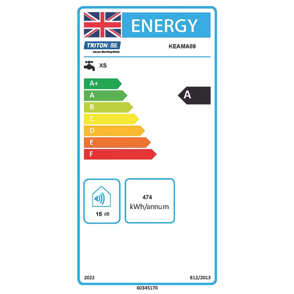 Triton Amala Black With Copper Accents 8.5kW Electric Shower - Image 7