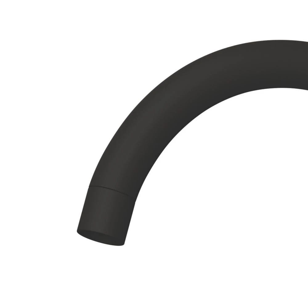 ETAL Holly Single Lever Mono Mixer Kitchen Tap Matt Black - Image 3