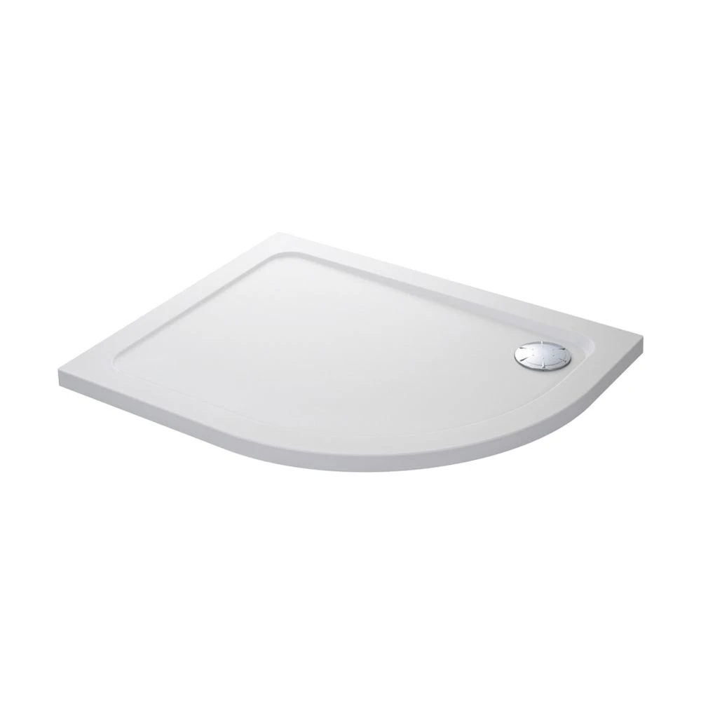 Mira Flight Safe Offset Quadrant Shower Tray LH White 1200 X 900 X 40mm