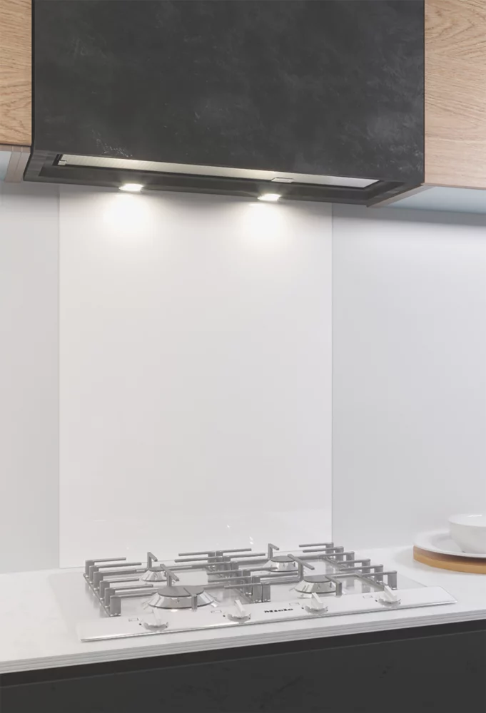 AluSplash Ice White / Ocean Wave Splashback 600 X 800 X 4mm - Image 2