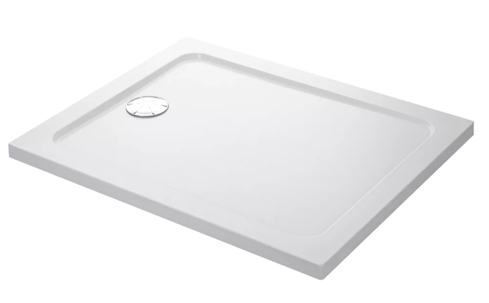 Mira Flight Low Rectangular Shower Tray Gloss White 1200 X 1000 X 40mm