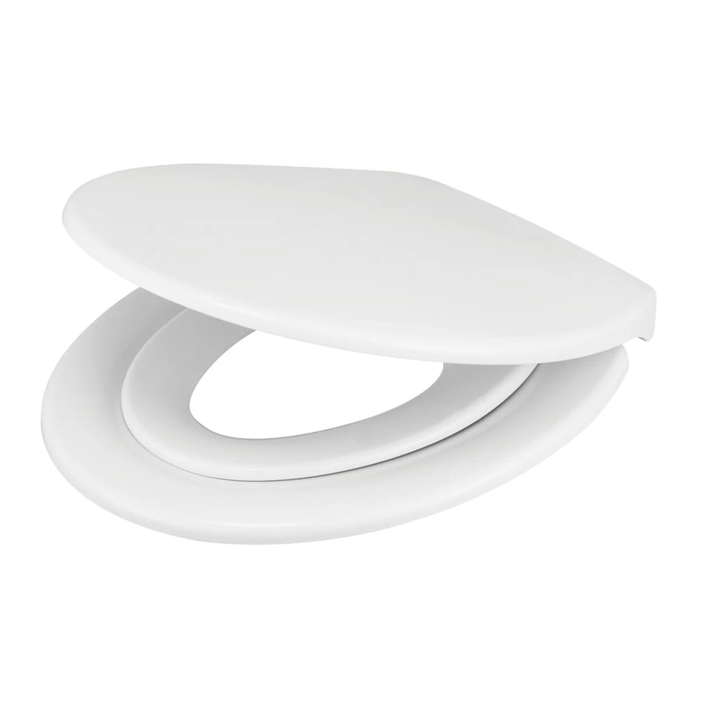 Essentials Havel Soft-Close With Quick-Release Toilet Seat Duraplast White - Image 3