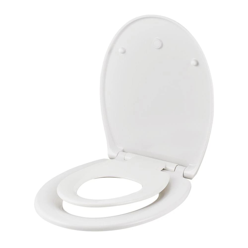 Essentials Havel Soft-Close With Quick-Release Toilet Seat Duraplast White