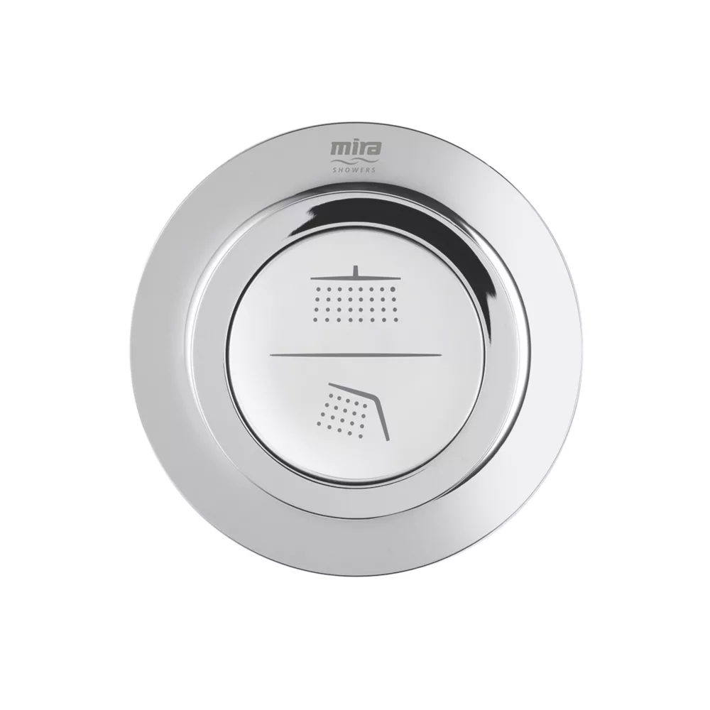 Mira Mode Dual Gravity-Pumped Rear-Fed Dual Outlet Chrome Thermostatic Digital Shower - Image 2