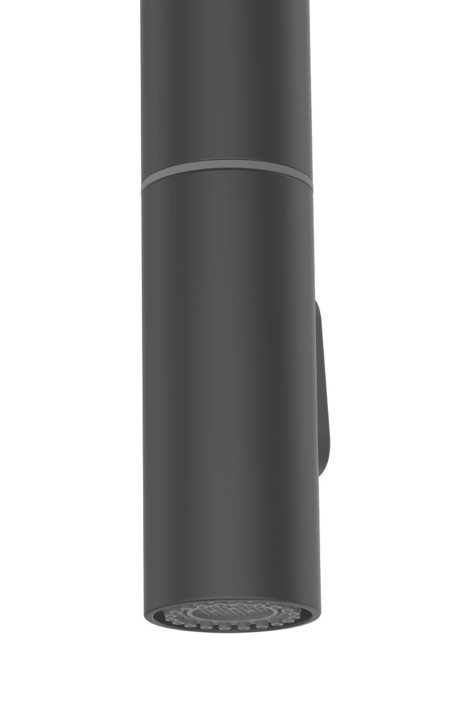 Clearwater Karuma KAR20MB Single Lever Tap With Twin Spray Pull-Out Matt Black - Image 2