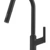 Clearwater Karuma KAR20MB Single Lever Tap With Twin Spray Pull-Out Matt Black