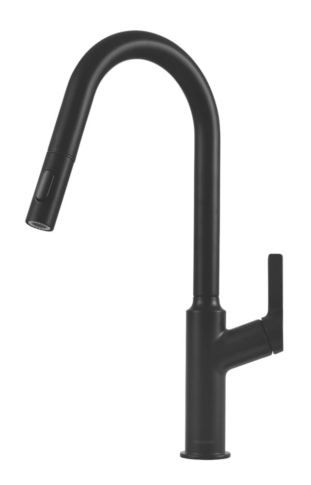 Clearwater Karuma KAR20MB Single Lever Tap With Twin Spray Pull-Out Matt Black