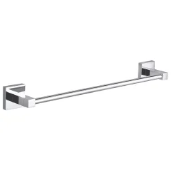 Aqualux Epsom Single Towel Bar Chrome 66 X 6 X 9.5cm